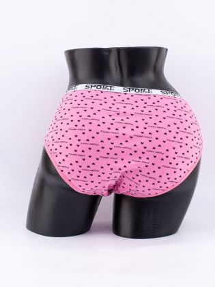 Слипы "maiden heart" с сердечками и эластичным поясом - фото 3