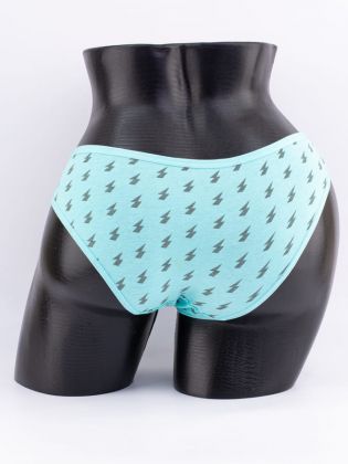 Слипы с принтом "молния" - фото 3