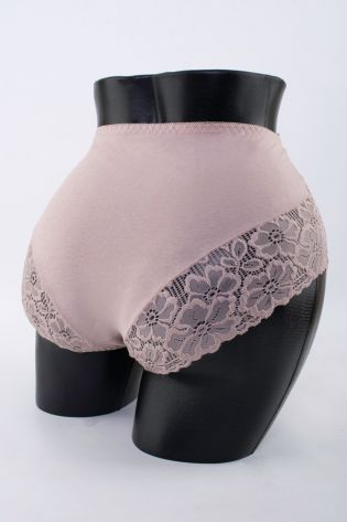 Слипы с цветочным кружевом - фото 3