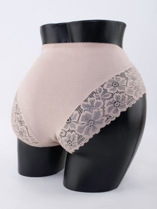 Слипы с цветочным кружевом - фото 3