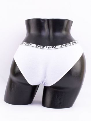 Слипы с эластичным поясом и надписью "sport" - фото 3