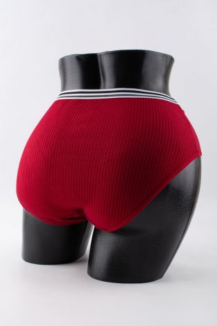 Слипы в рубчик с двумя черными полосками - фото 3