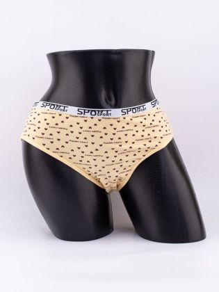 Слипы "maiden heart" с сердечками и эластичным поясом - фото 1