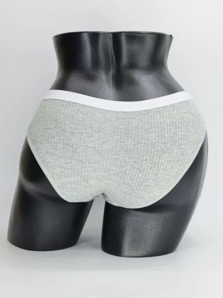 Слипы в рубчик с белым поясом - фото 3