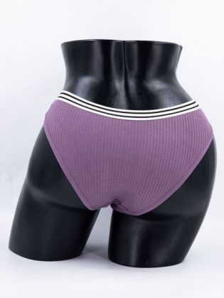 Слипы в рубчик с двумя черными полосками - фото 3