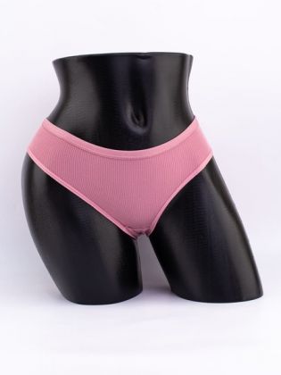 Слипы в рубчик с кружевом №1 - фото 1