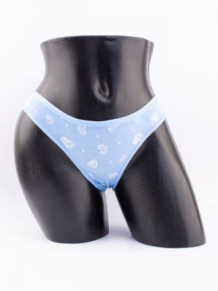 Слипы принтом "сердечки" - фото 1