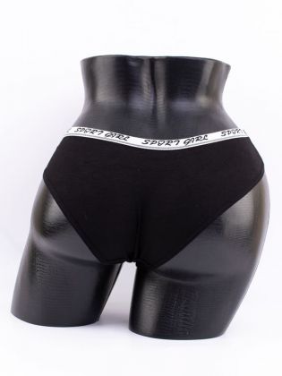 Слипы с эластичным поясом и надписью "sport" - фото 3