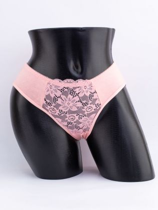 Слипы с кружевом спереди - фото 1