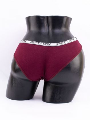 Слипы с эластичным поясом и надписью "sport" - фото 3