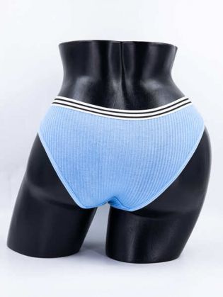 Слипы в рубчик с двумя черными полосками - фото 3