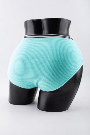 Слипы в рубчик с двумя черными полосками - фото 3