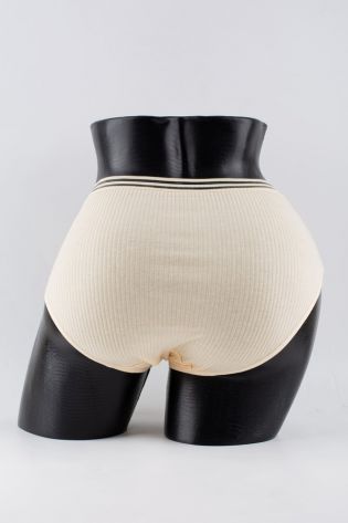 Слипы в рубчик с прозрачным поясом - фото 3