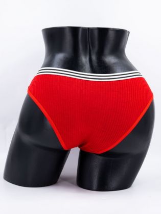 Слипы в рубчик с двумя черными полосками - фото 3