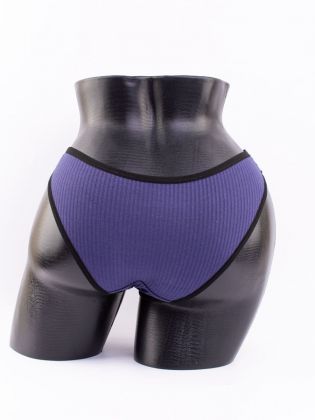 Слипы в рубчик с черной полоской - фото 3