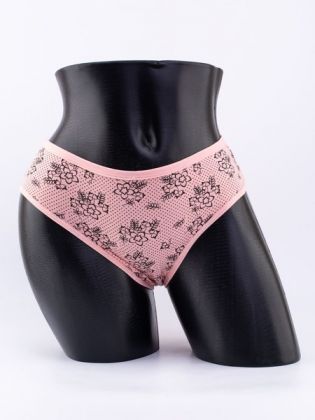 Слипы в горошек с цветочным принтом - фото 1